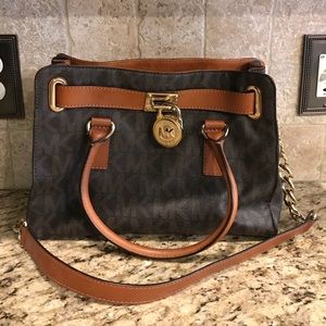Michael Kors Hamilton Logo Satchel